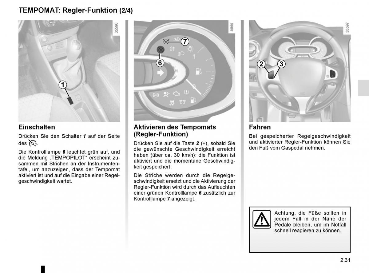 Renault Clio IV 4 Handbuch / page 121