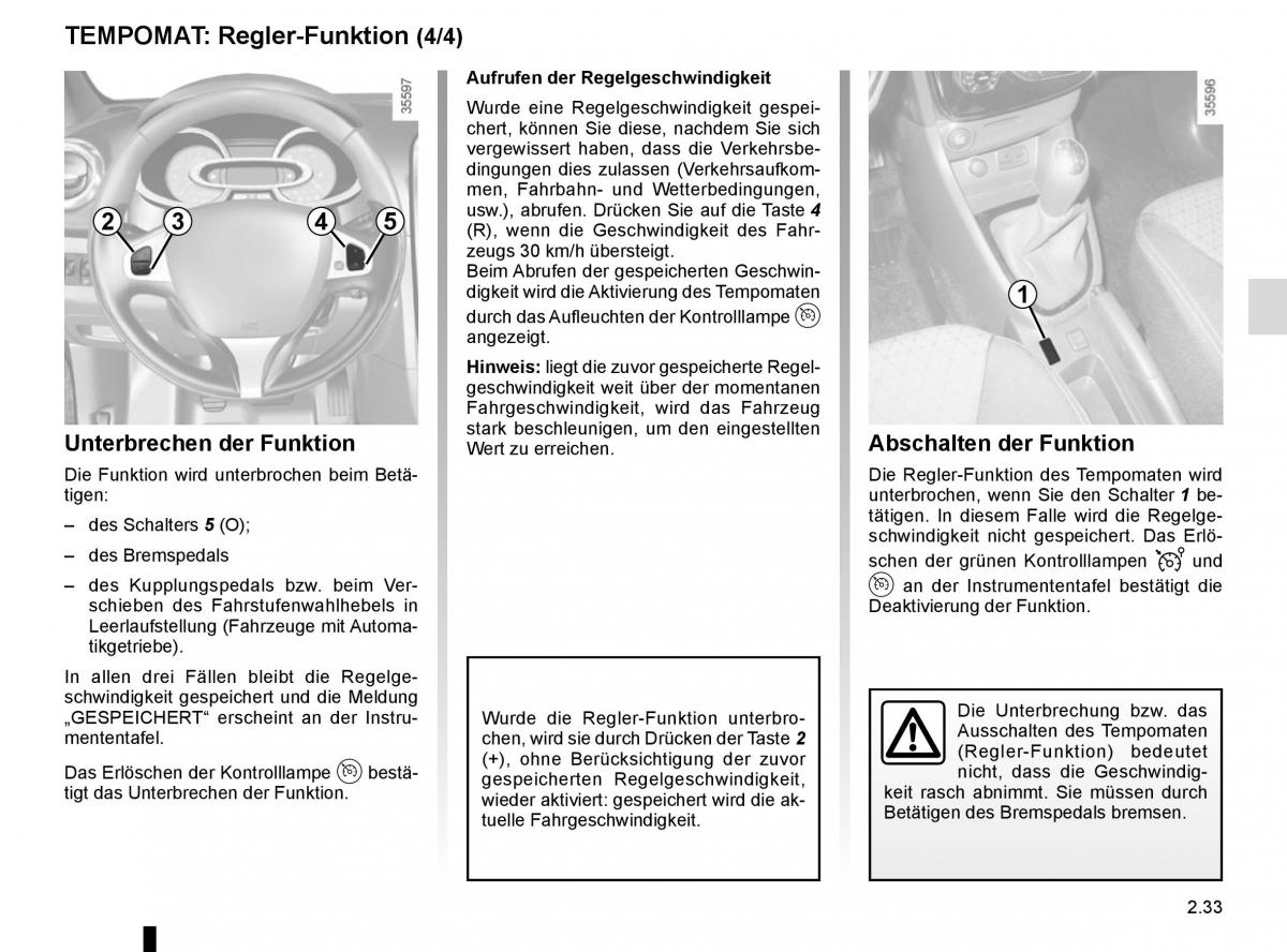 Renault Clio IV 4 Handbuch / page 123