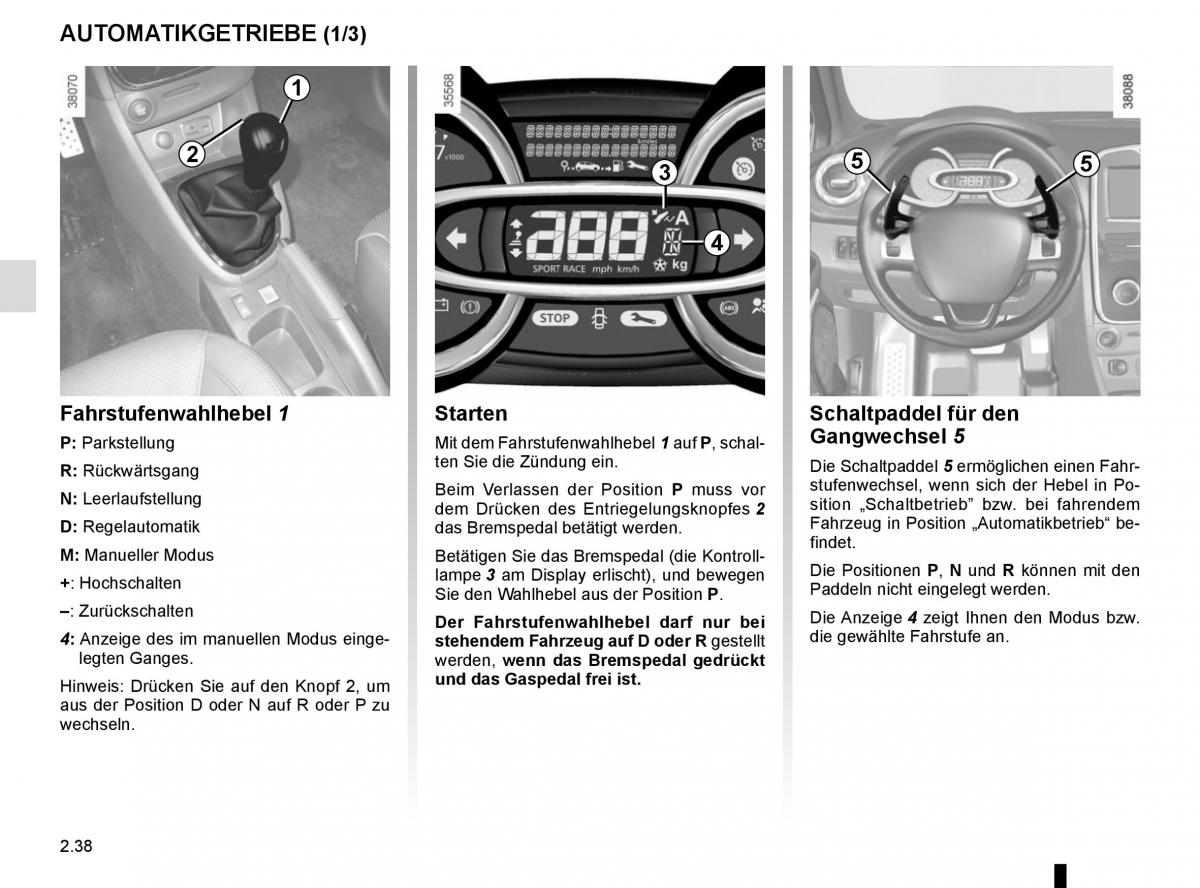 Renault Clio IV 4 Handbuch / page 128