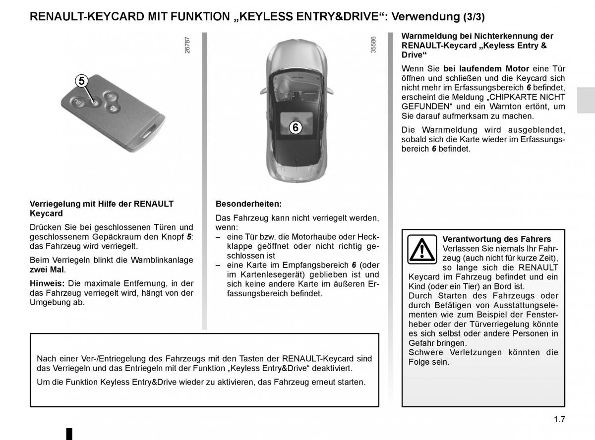 Renault Clio IV 4 Handbuch / page 13