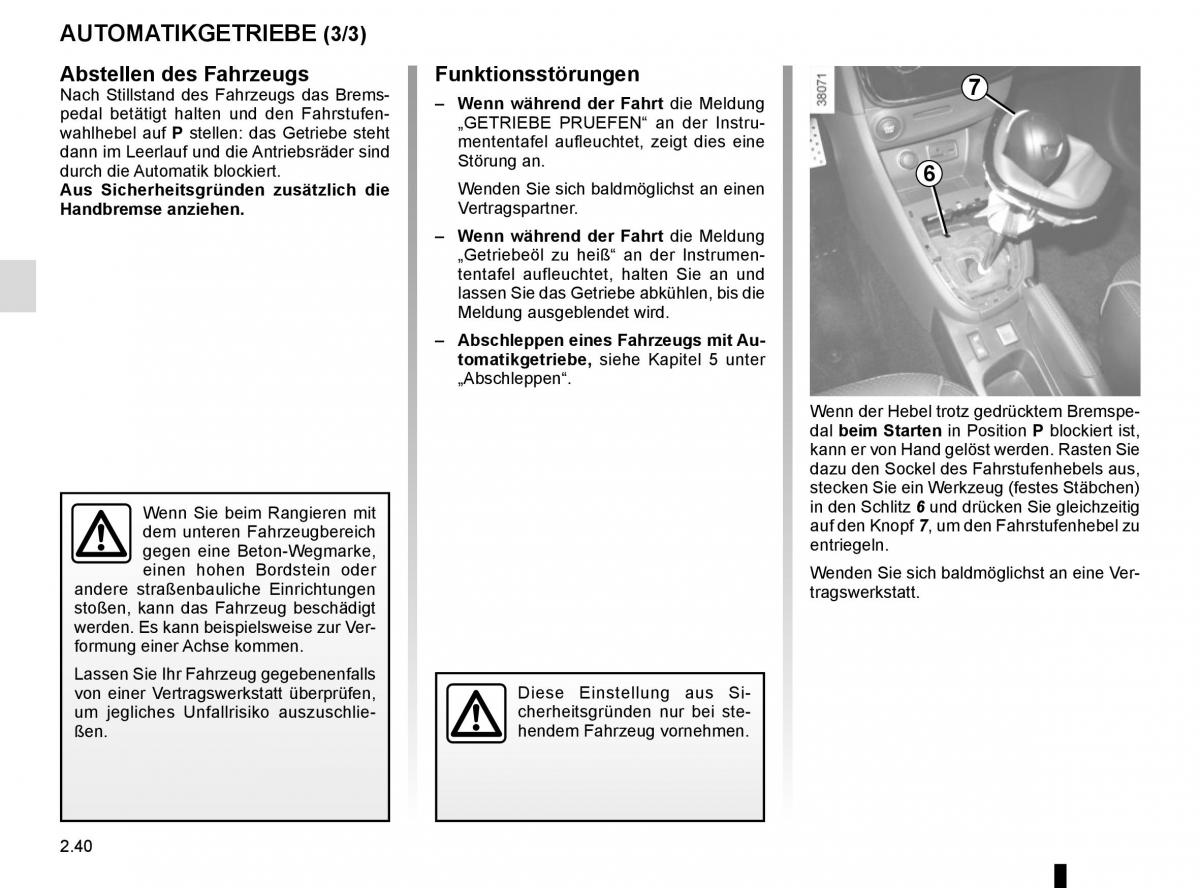 Renault Clio IV 4 Handbuch / page 130