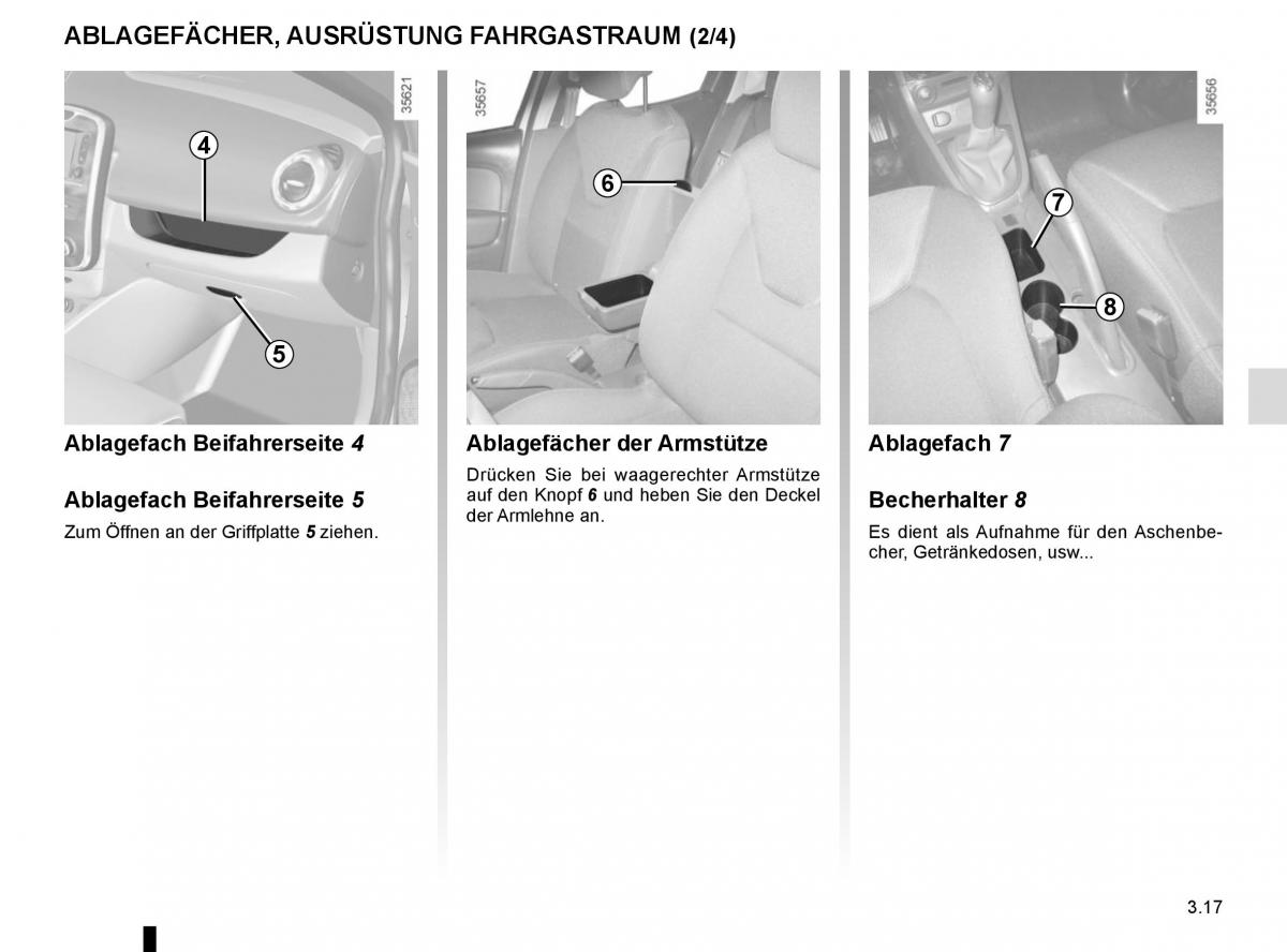 Renault Clio IV 4 Handbuch / page 147