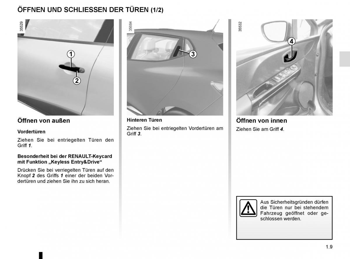 Renault Clio IV 4 Handbuch / page 15