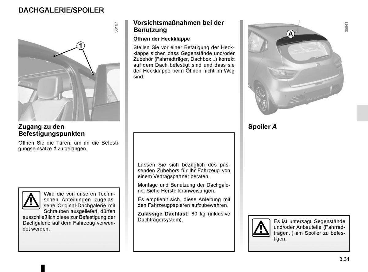 Renault Clio IV 4 Handbuch / page 161