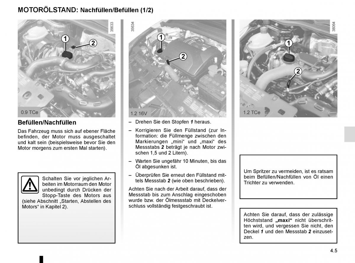 Renault Clio IV 4 Handbuch / page 167