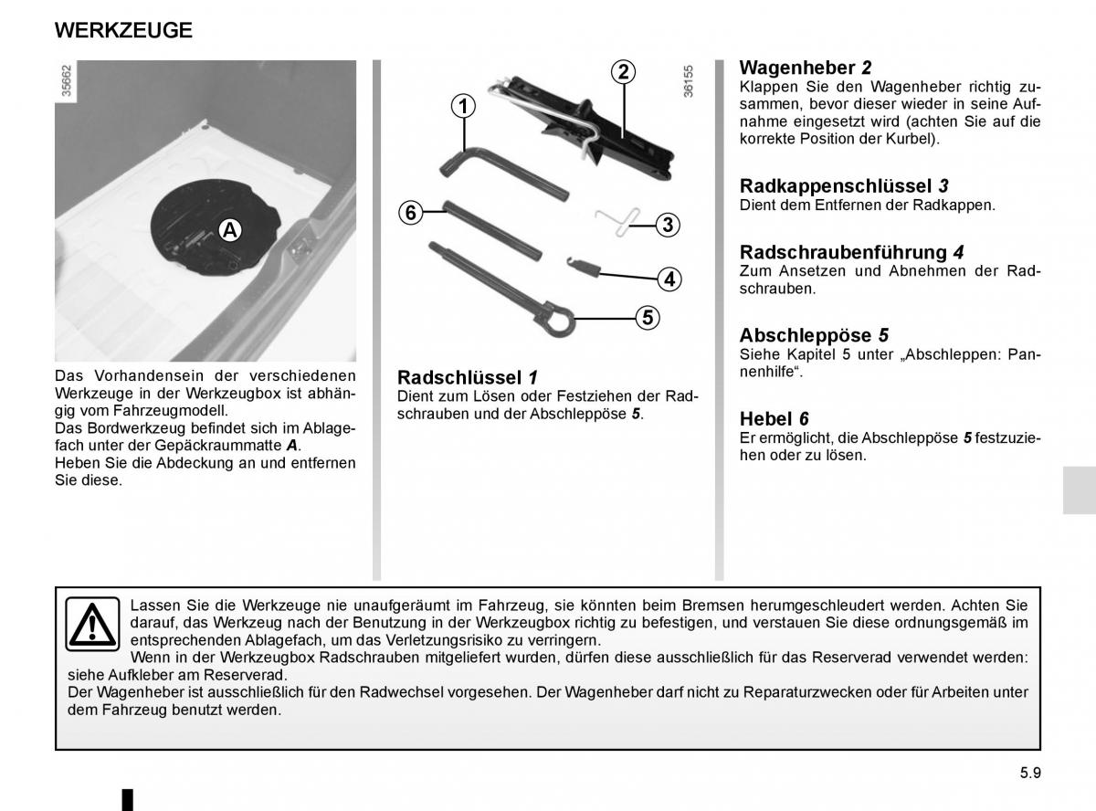 Renault Clio IV 4 Handbuch / page 187