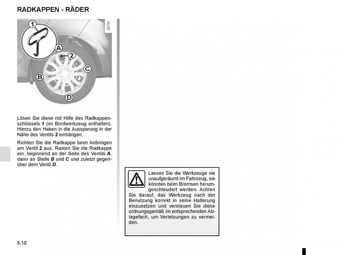 Renault Clio IV 4 Handbuch / page 188