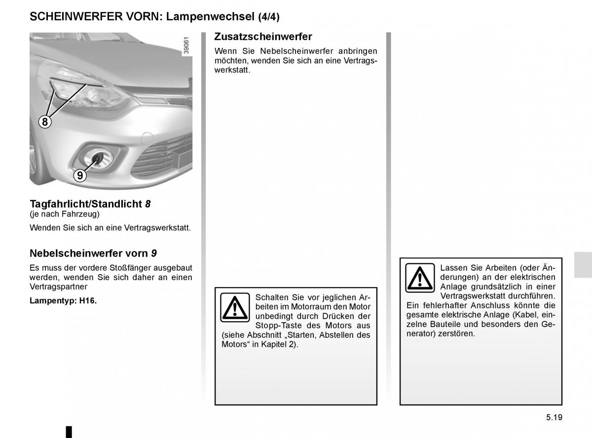 Renault Clio IV 4 Handbuch / page 197