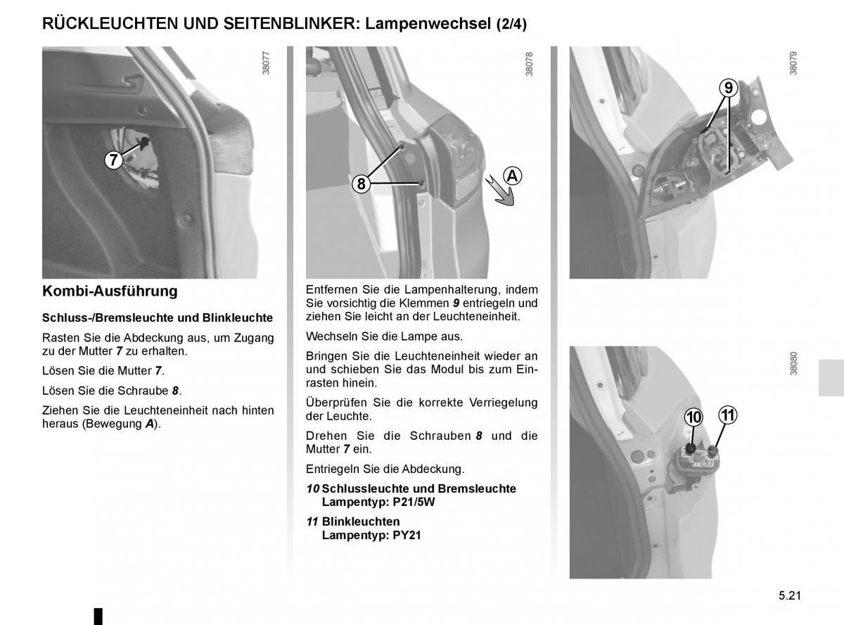 Renault Clio IV 4 Handbuch / page 199