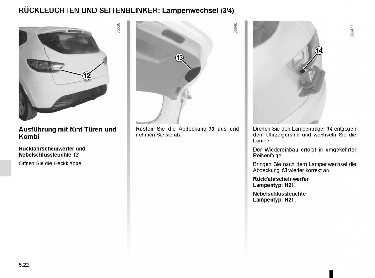 Renault Clio IV 4 Handbuch / page 200