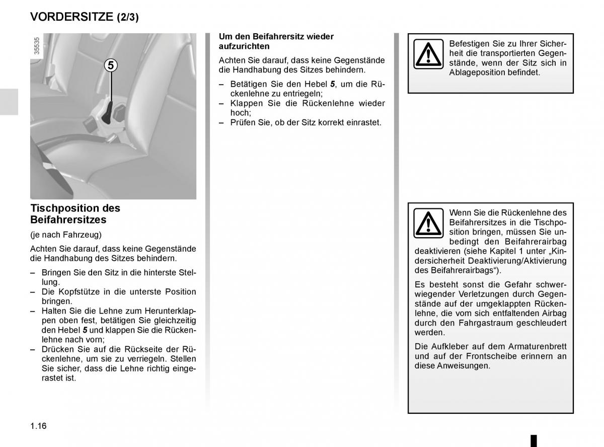 Renault Clio IV 4 Handbuch / page 22