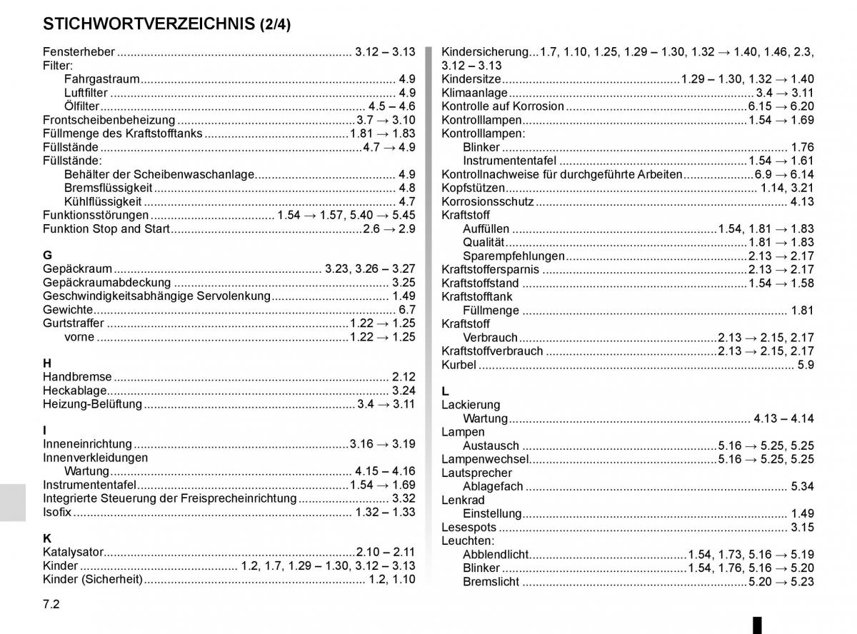 Renault Clio IV 4 Handbuch / page 246