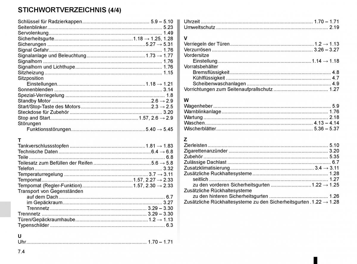 Renault Clio IV 4 Handbuch / page 248