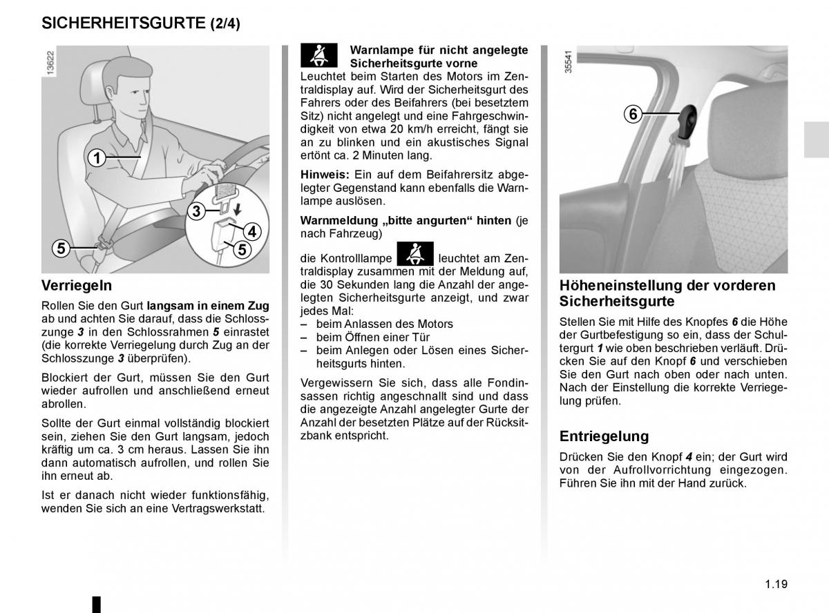 Renault Clio IV 4 Handbuch / page 25