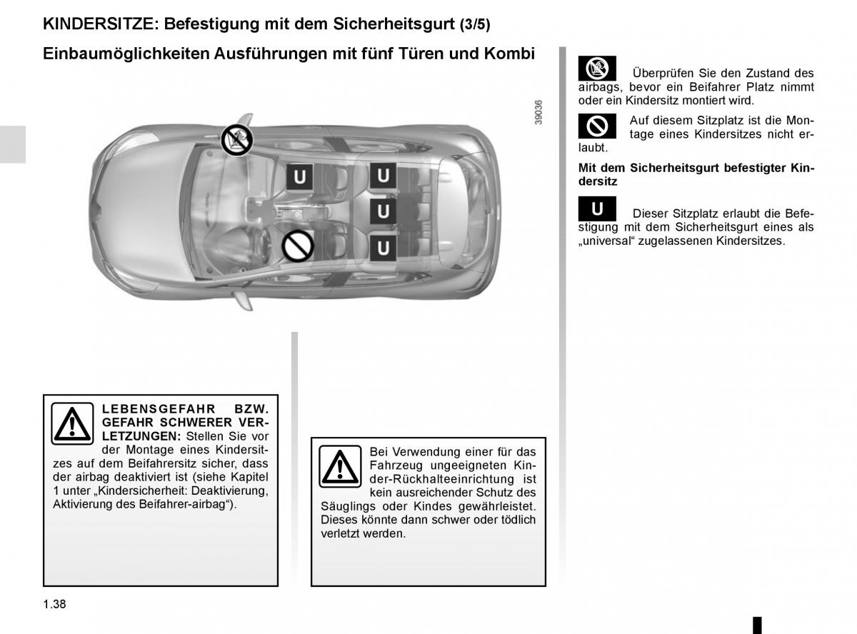 Renault Clio IV 4 Handbuch / page 44