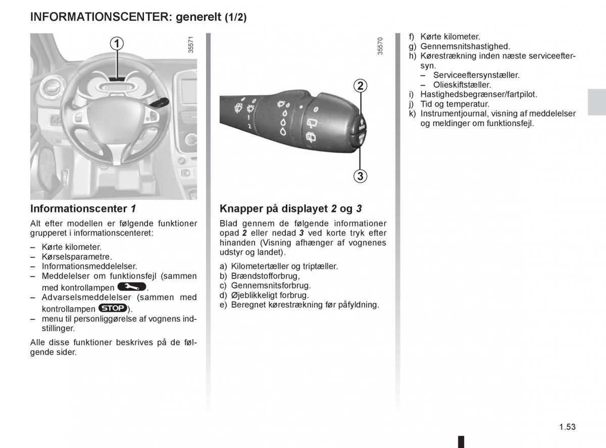 Renault Clio IV 4 Bilens instruktionsbog / page 59