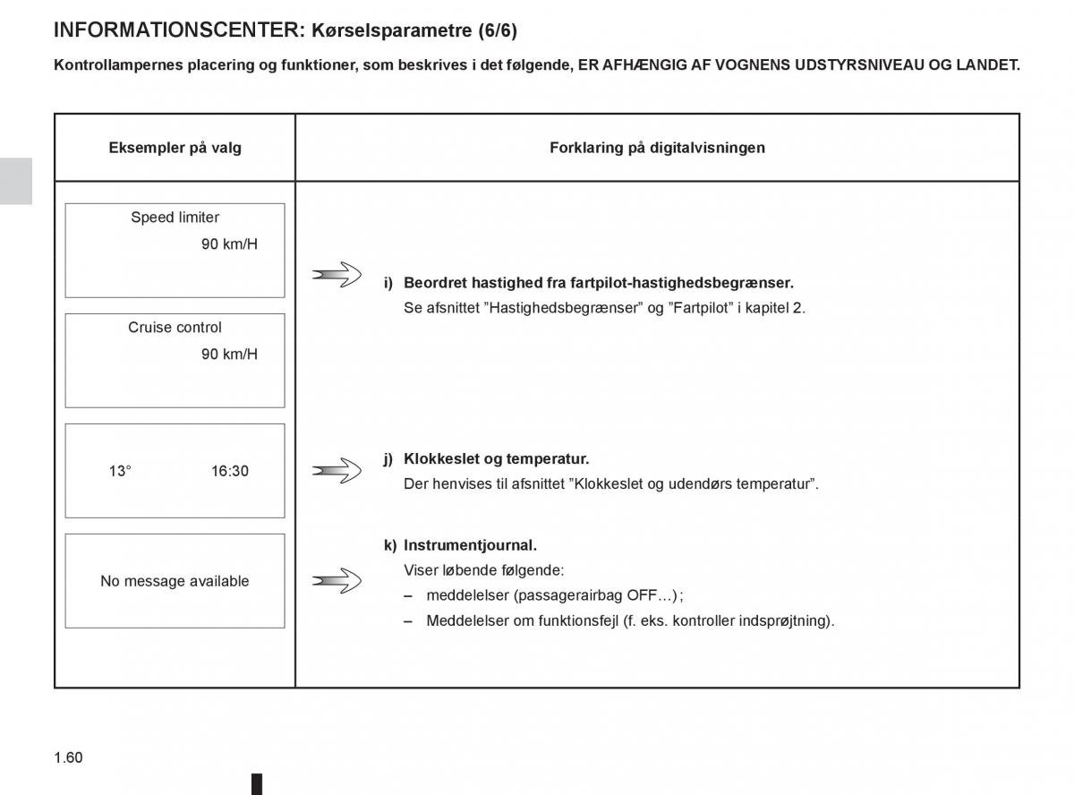 Renault Clio IV 4 Bilens instruktionsbog / page 66