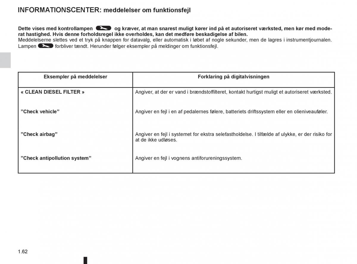 Renault Clio IV 4 Bilens instruktionsbog / page 68