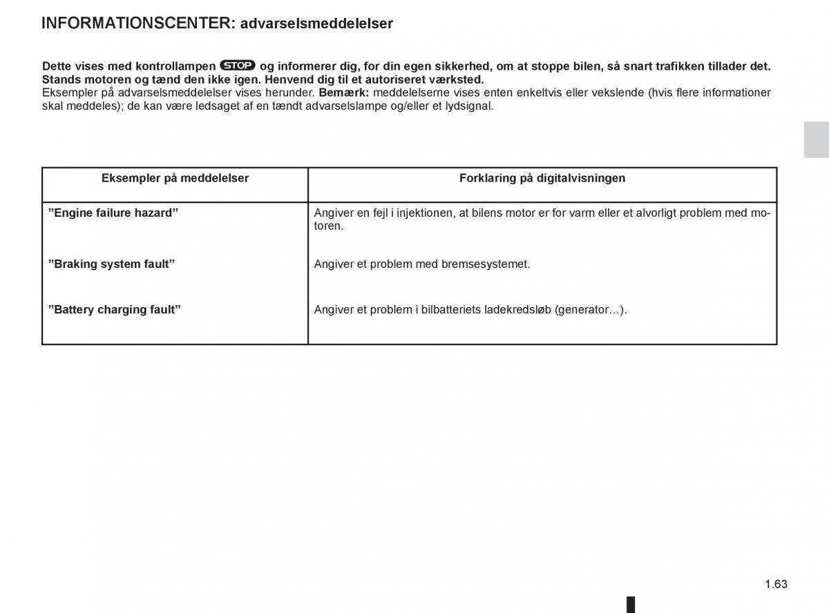 Renault Clio IV 4 Bilens instruktionsbog / page 69