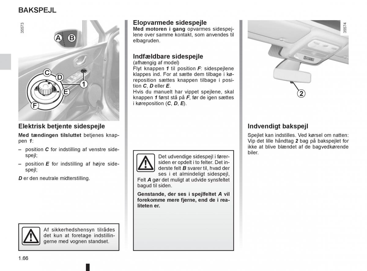 Renault Clio IV 4 Bilens instruktionsbog / page 72