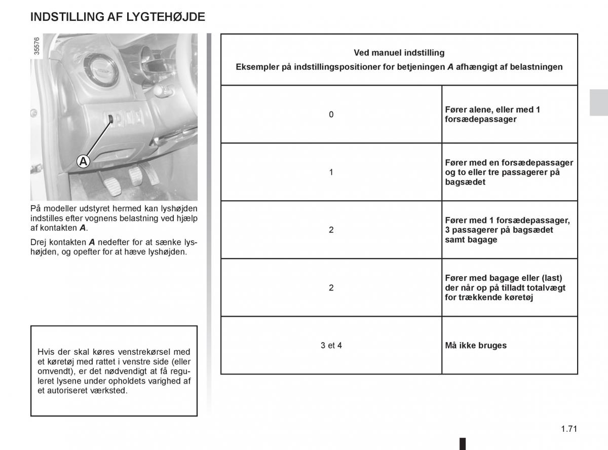 Renault Clio IV 4 Bilens instruktionsbog / page 77