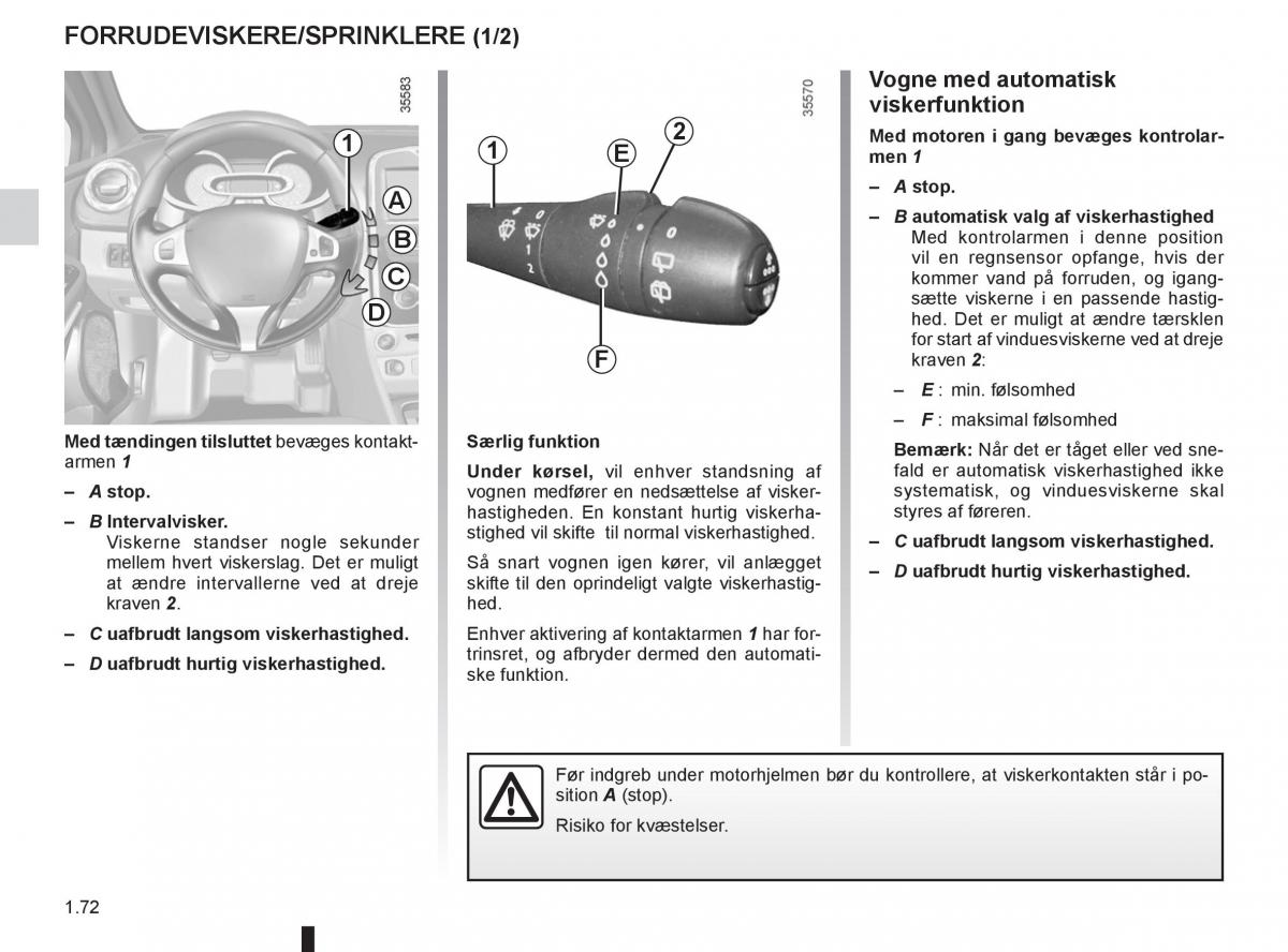 Renault Clio IV 4 Bilens instruktionsbog / page 78