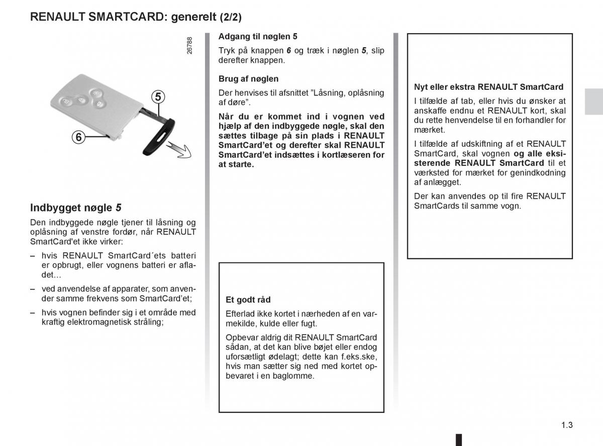 Renault Clio IV 4 Bilens instruktionsbog / page 9