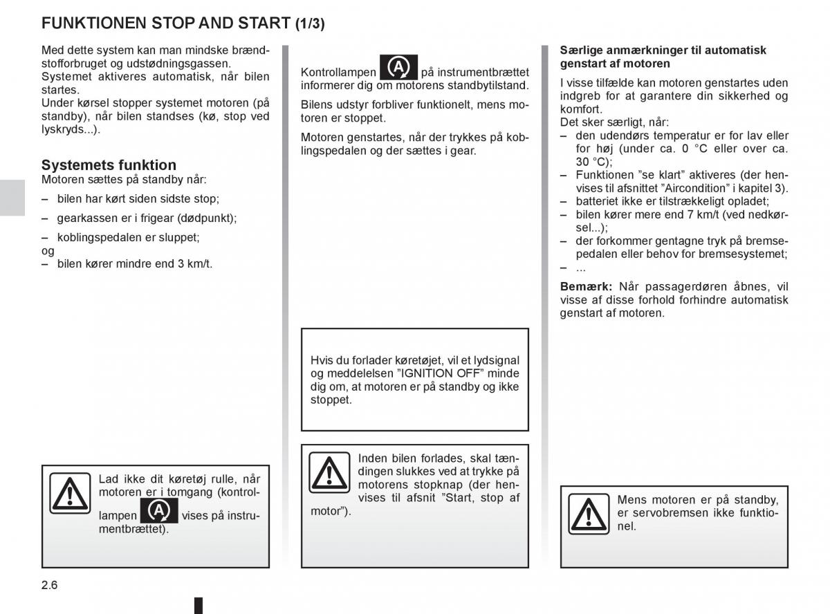 Renault Clio IV 4 Bilens instruktionsbog / page 90