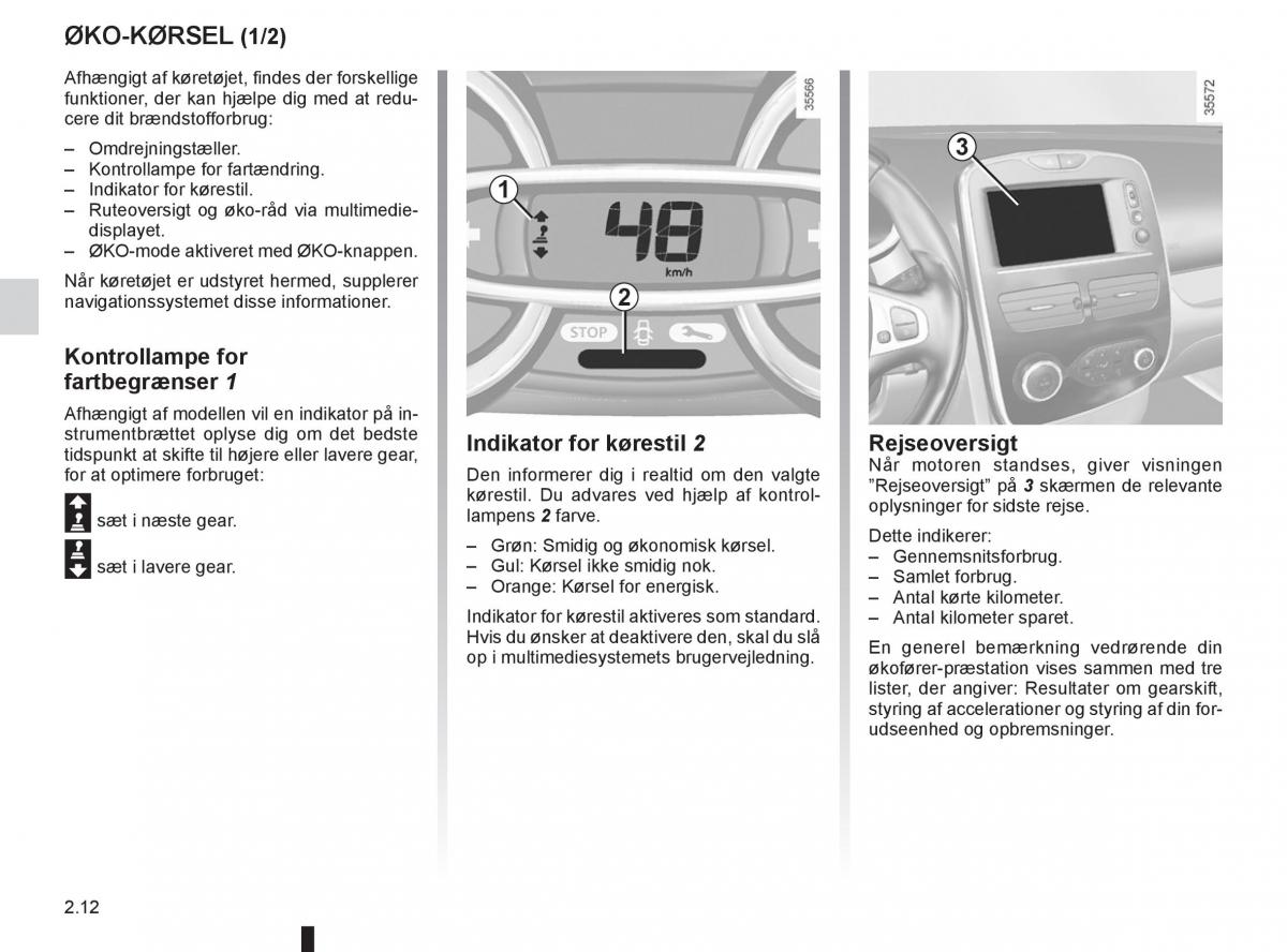 Renault Clio IV 4 Bilens instruktionsbog / page 96