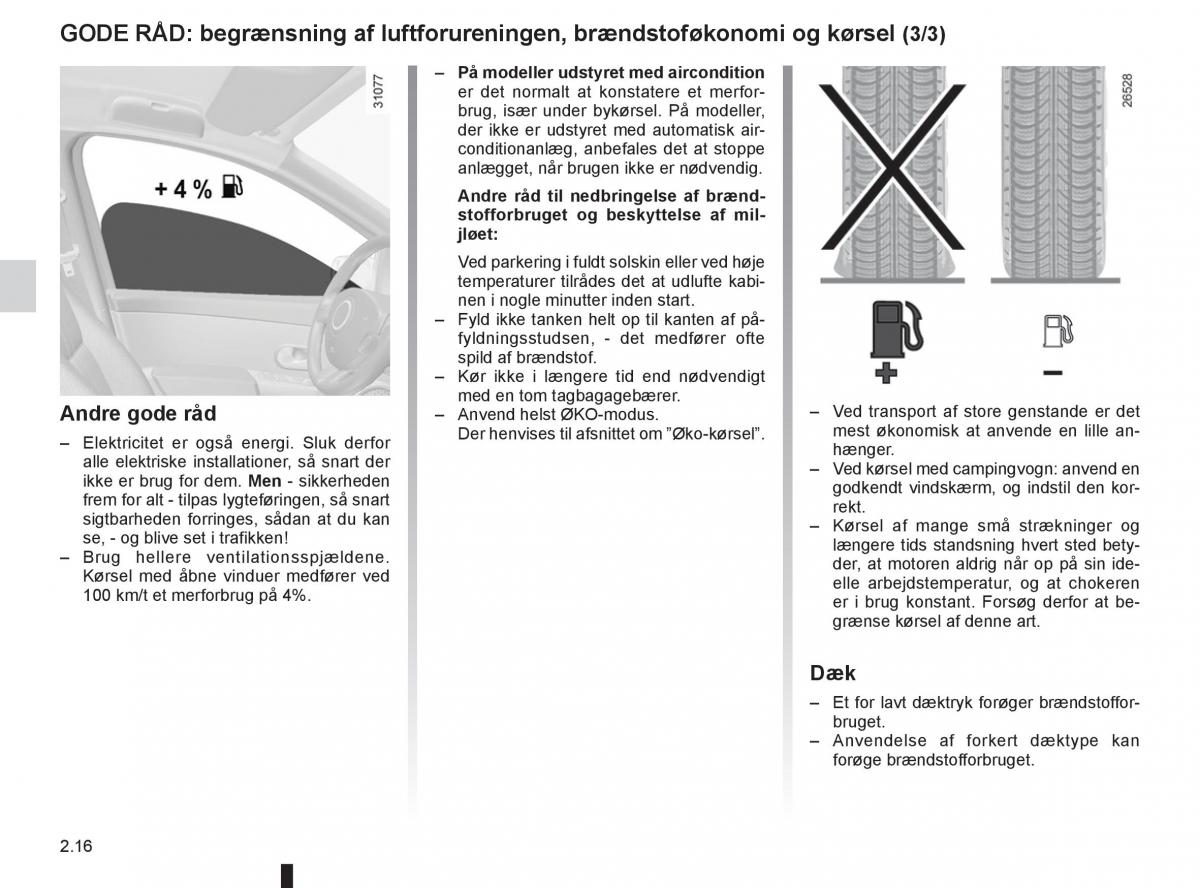 Renault Clio IV 4 Bilens instruktionsbog / page 100