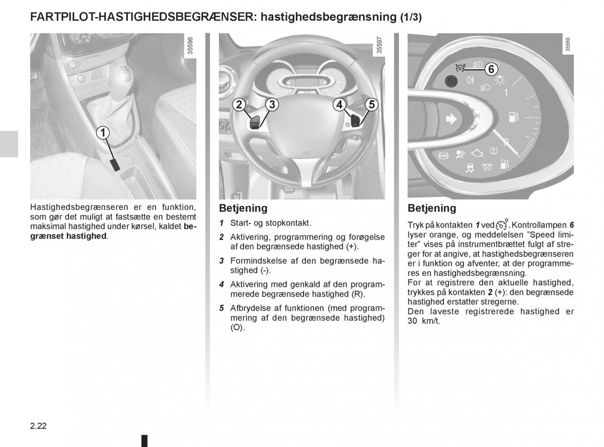 Renault Clio IV 4 Bilens instruktionsbog / page 106