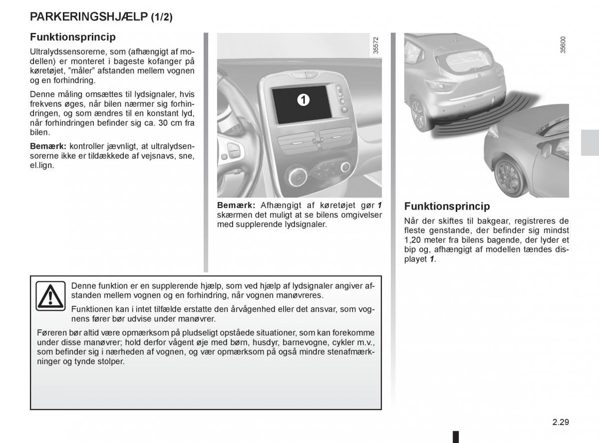 Renault Clio IV 4 Bilens instruktionsbog / page 113