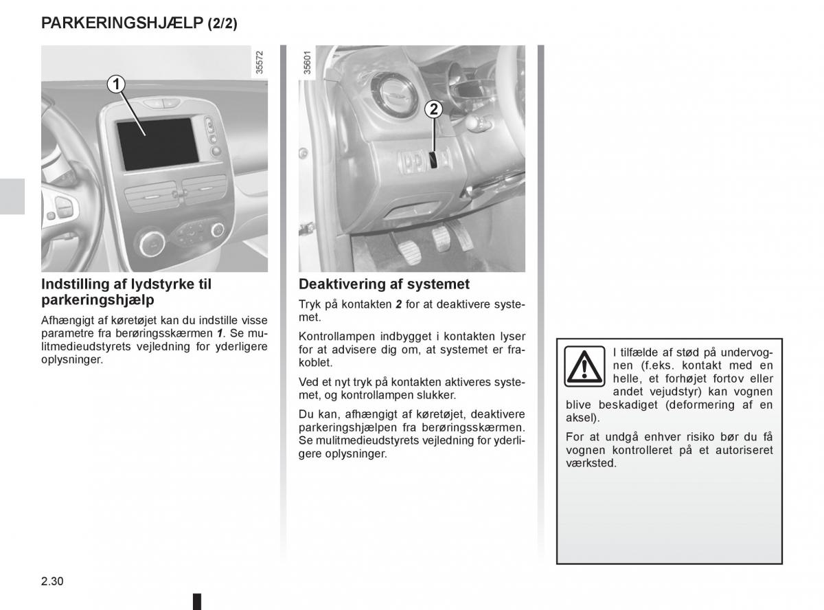 Renault Clio IV 4 Bilens instruktionsbog / page 114