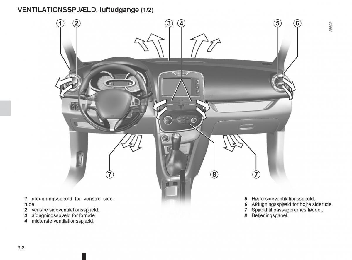 Renault Clio IV 4 Bilens instruktionsbog / page 118