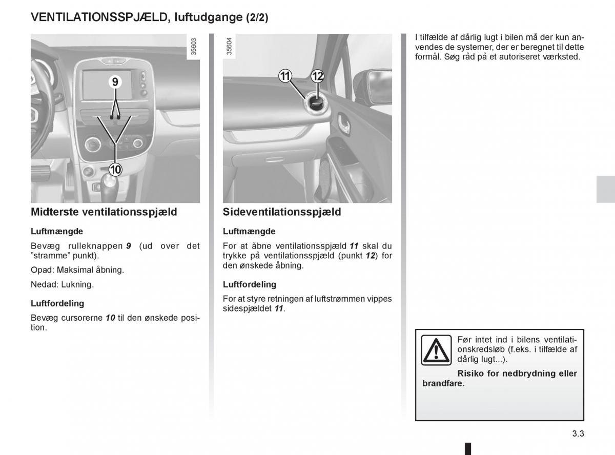 Renault Clio IV 4 Bilens instruktionsbog / page 119