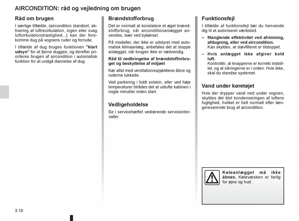 Renault Clio IV 4 Bilens instruktionsbog / page 126