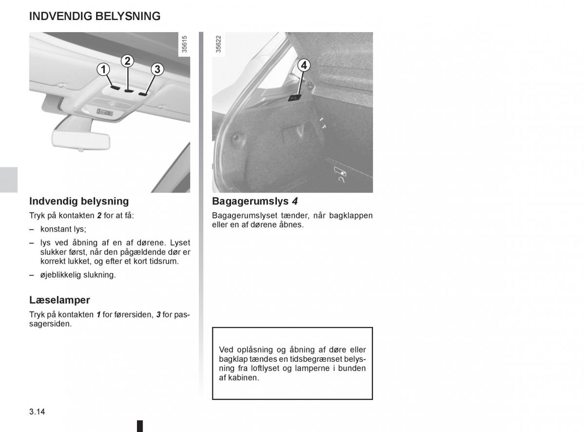 Renault Clio IV 4 Bilens instruktionsbog / page 130