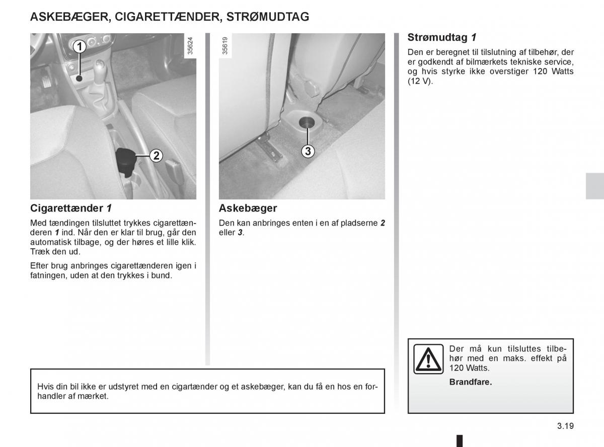 Renault Clio IV 4 Bilens instruktionsbog / page 135