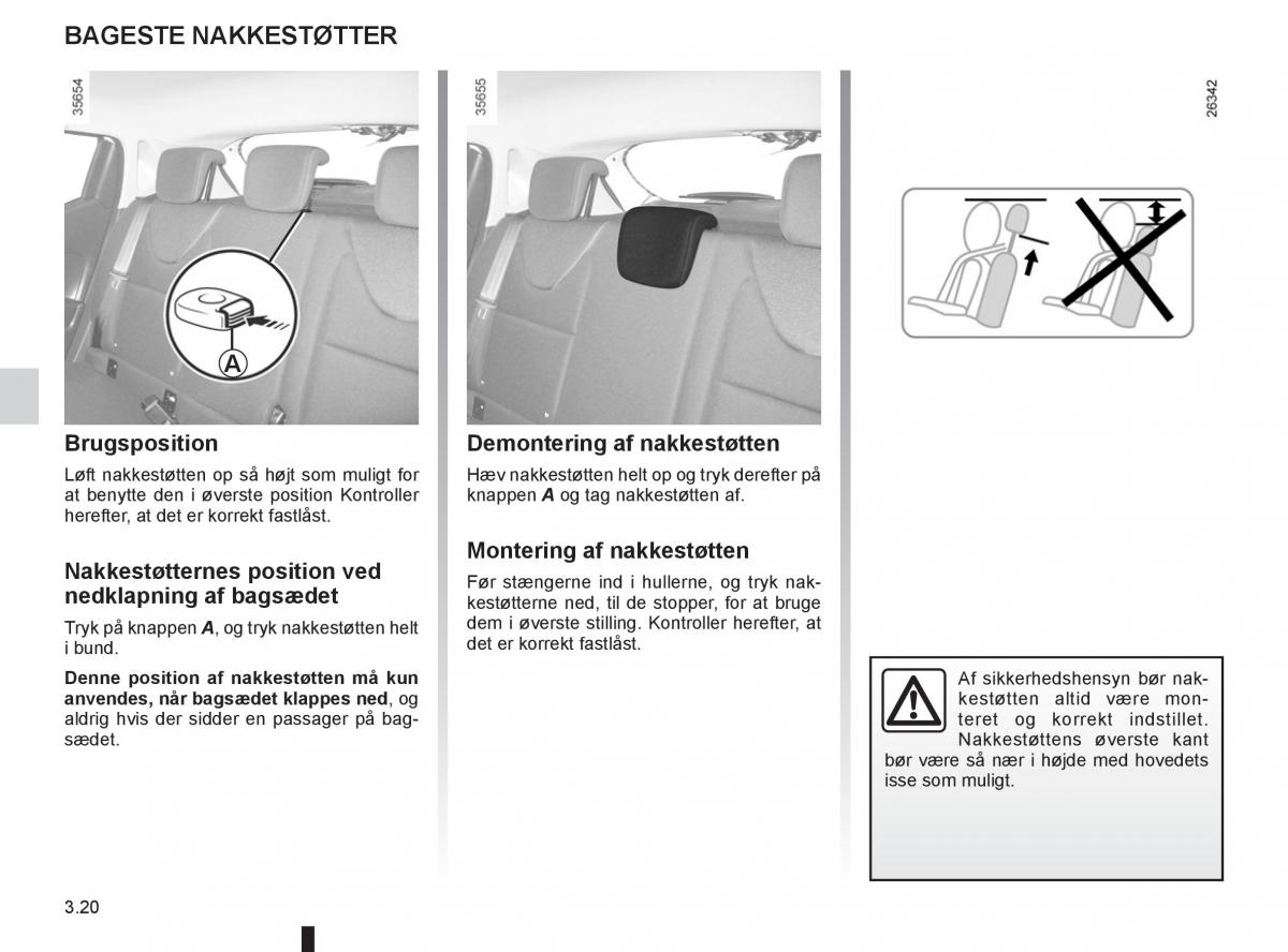 Renault Clio IV 4 Bilens instruktionsbog / page 136