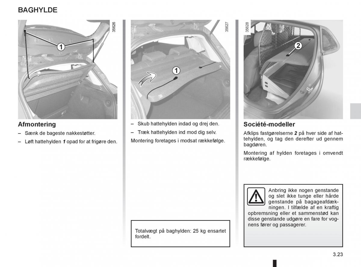 Renault Clio IV 4 Bilens instruktionsbog / page 139