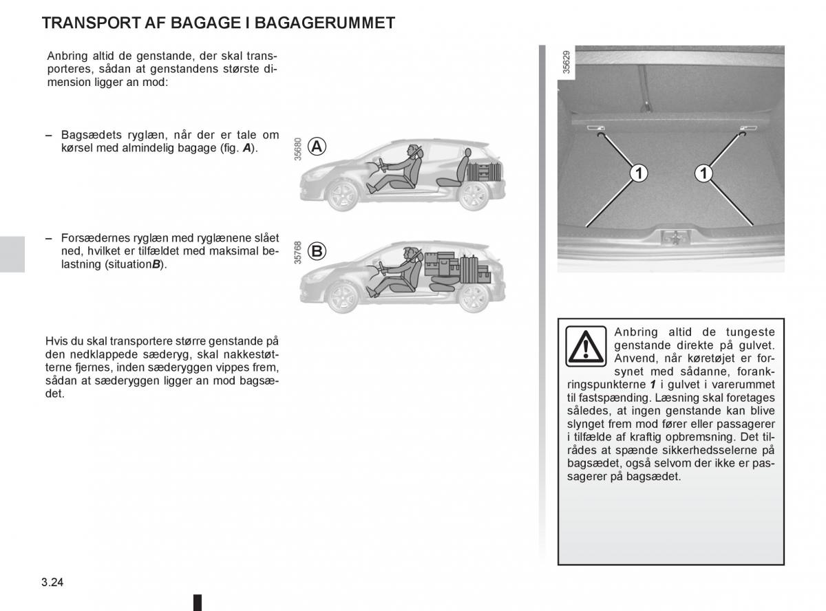 Renault Clio IV 4 Bilens instruktionsbog / page 140