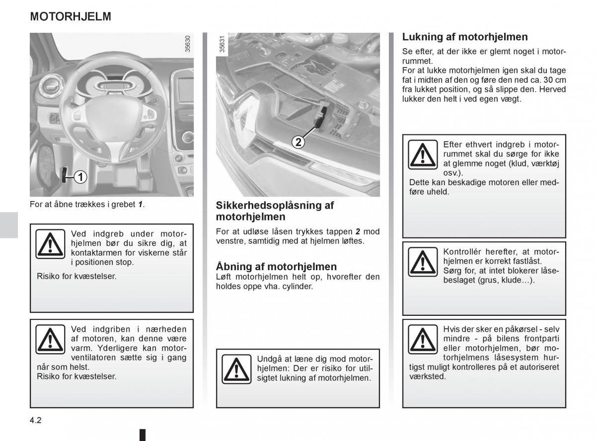 Renault Clio IV 4 Bilens instruktionsbog / page 146