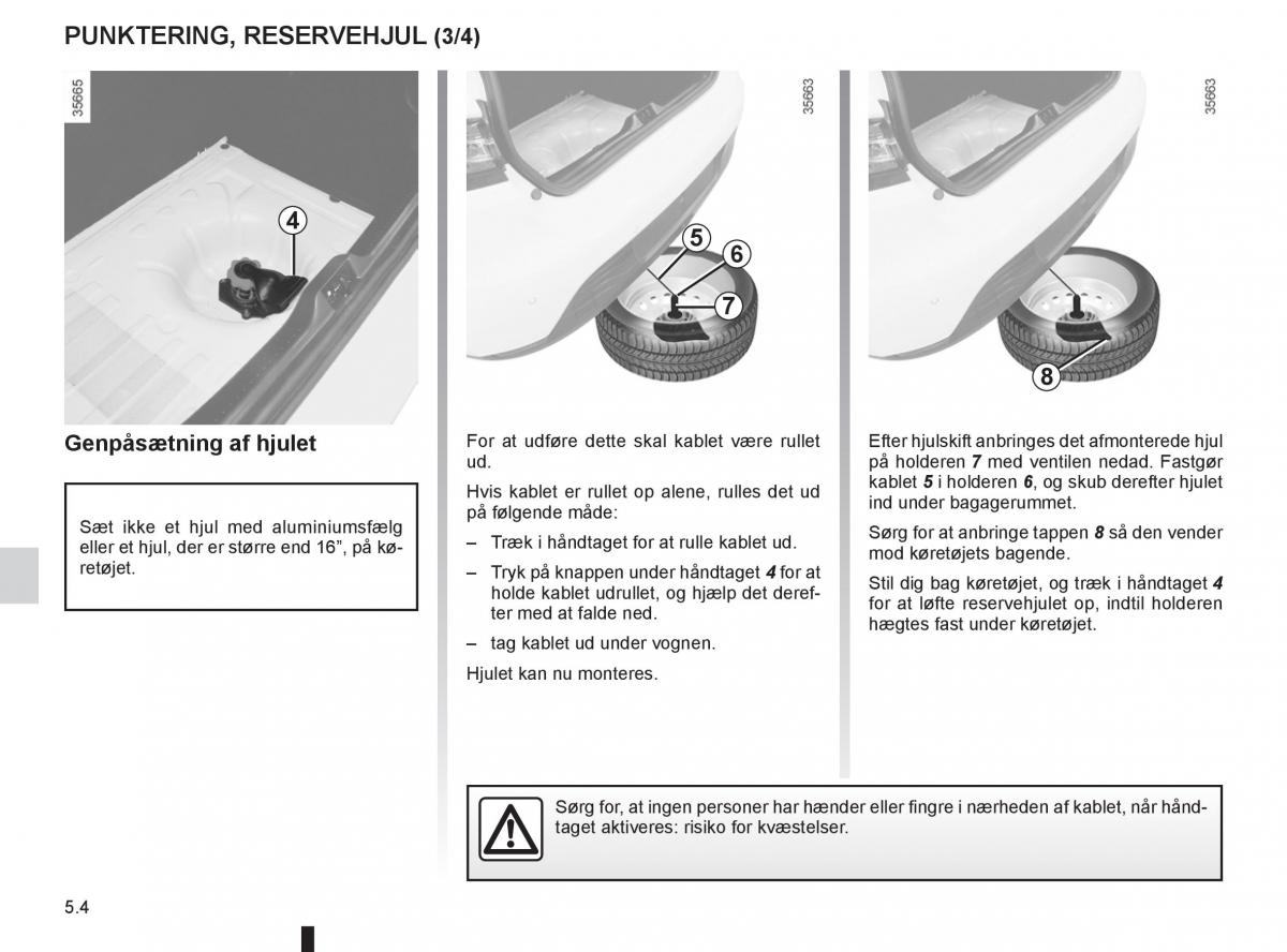 Renault Clio IV 4 Bilens instruktionsbog / page 162