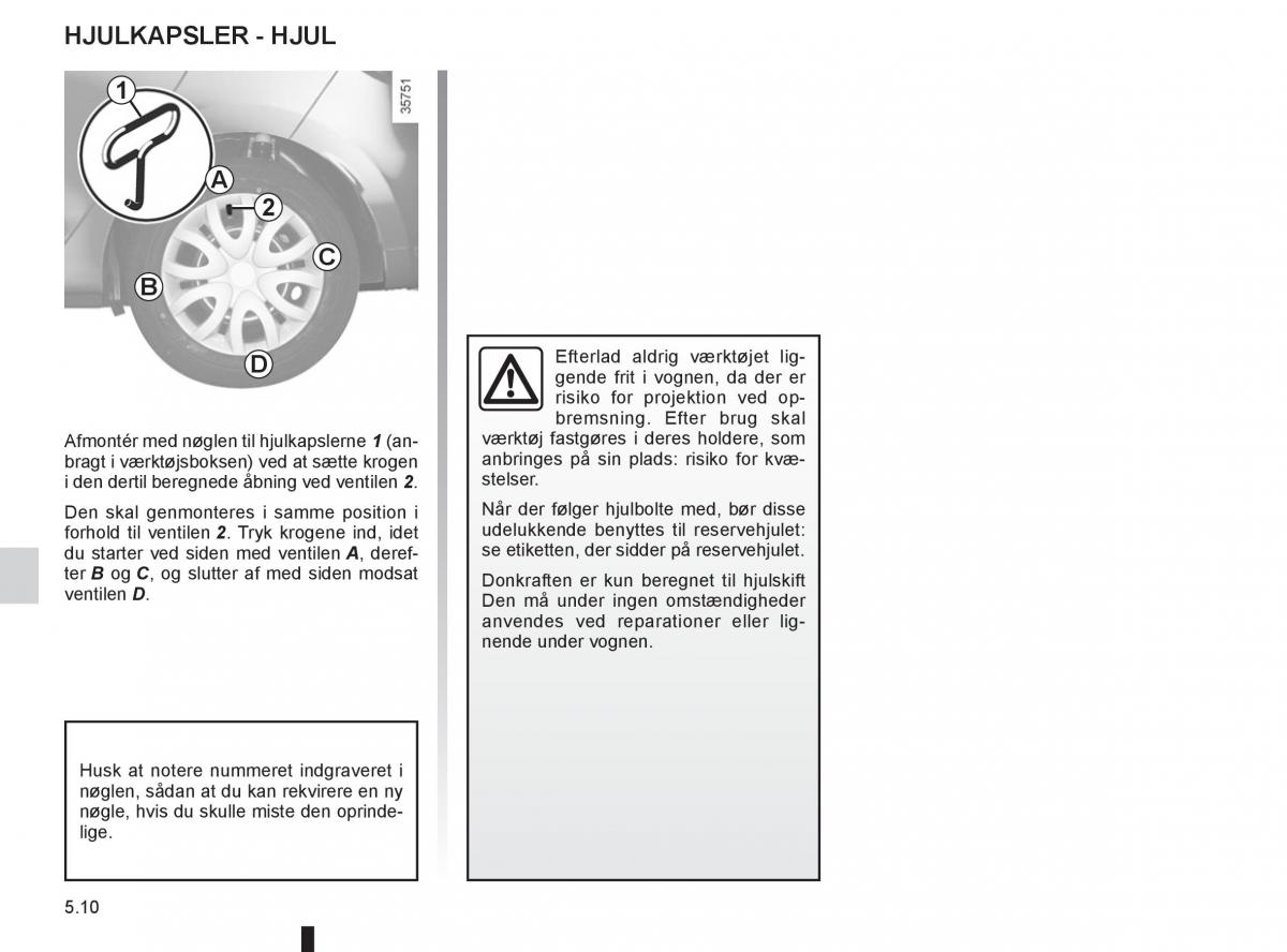 Renault Clio IV 4 Bilens instruktionsbog / page 168