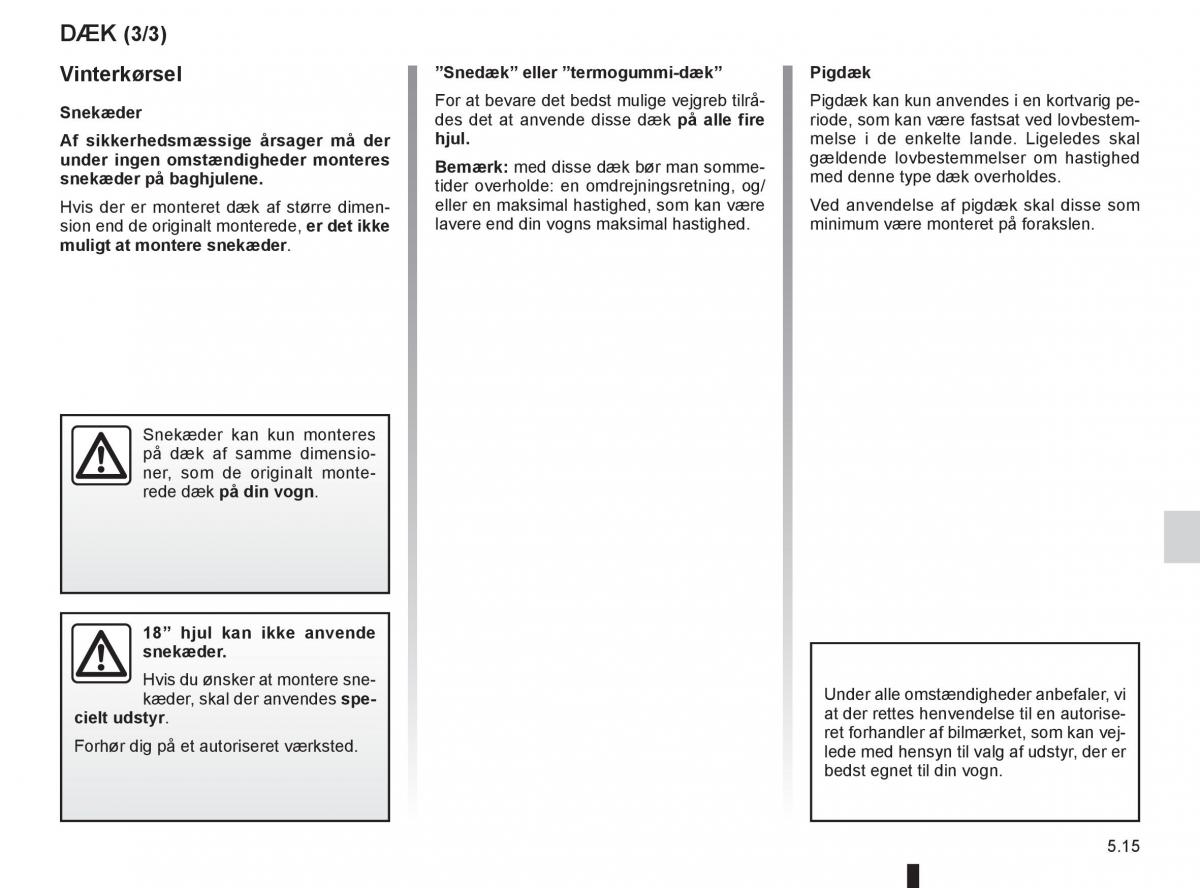 Renault Clio IV 4 Bilens instruktionsbog / page 173