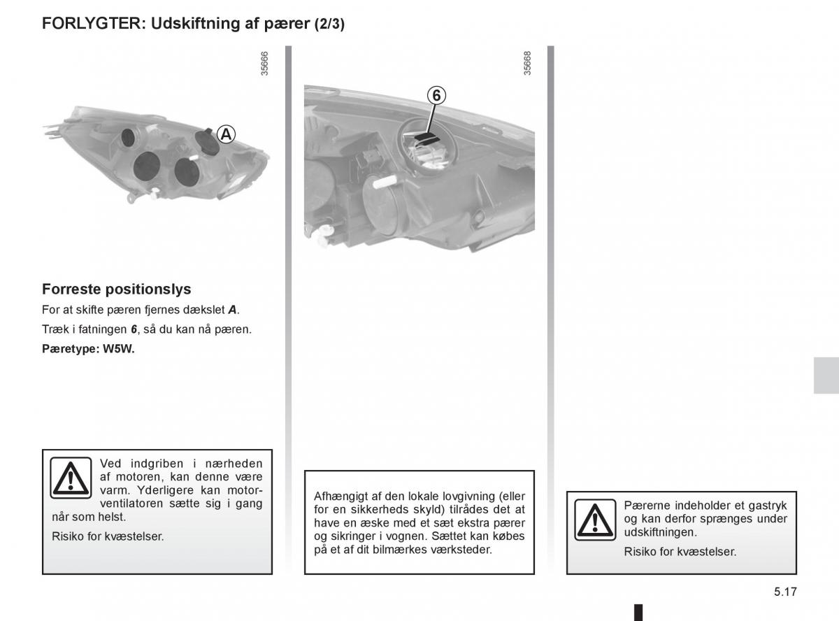 Renault Clio IV 4 Bilens instruktionsbog / page 175