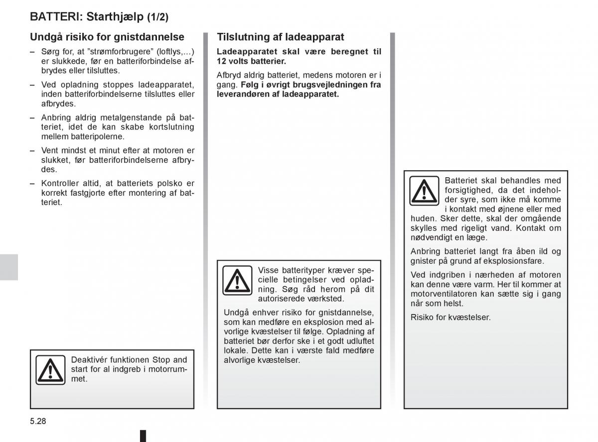 Renault Clio IV 4 Bilens instruktionsbog / page 186