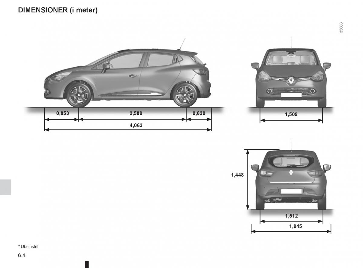 Renault Clio IV 4 Bilens instruktionsbog / page 204