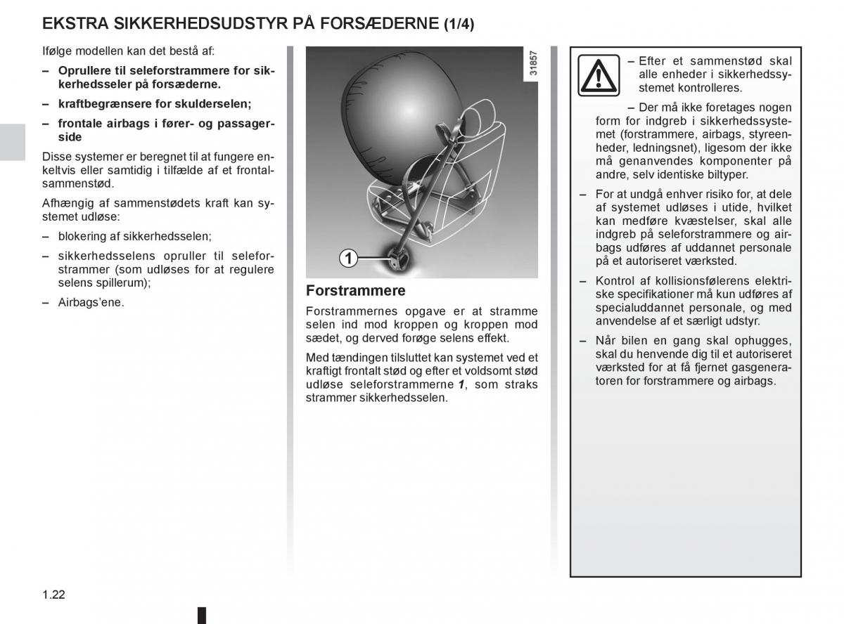 Renault Clio IV 4 Bilens instruktionsbog / page 28