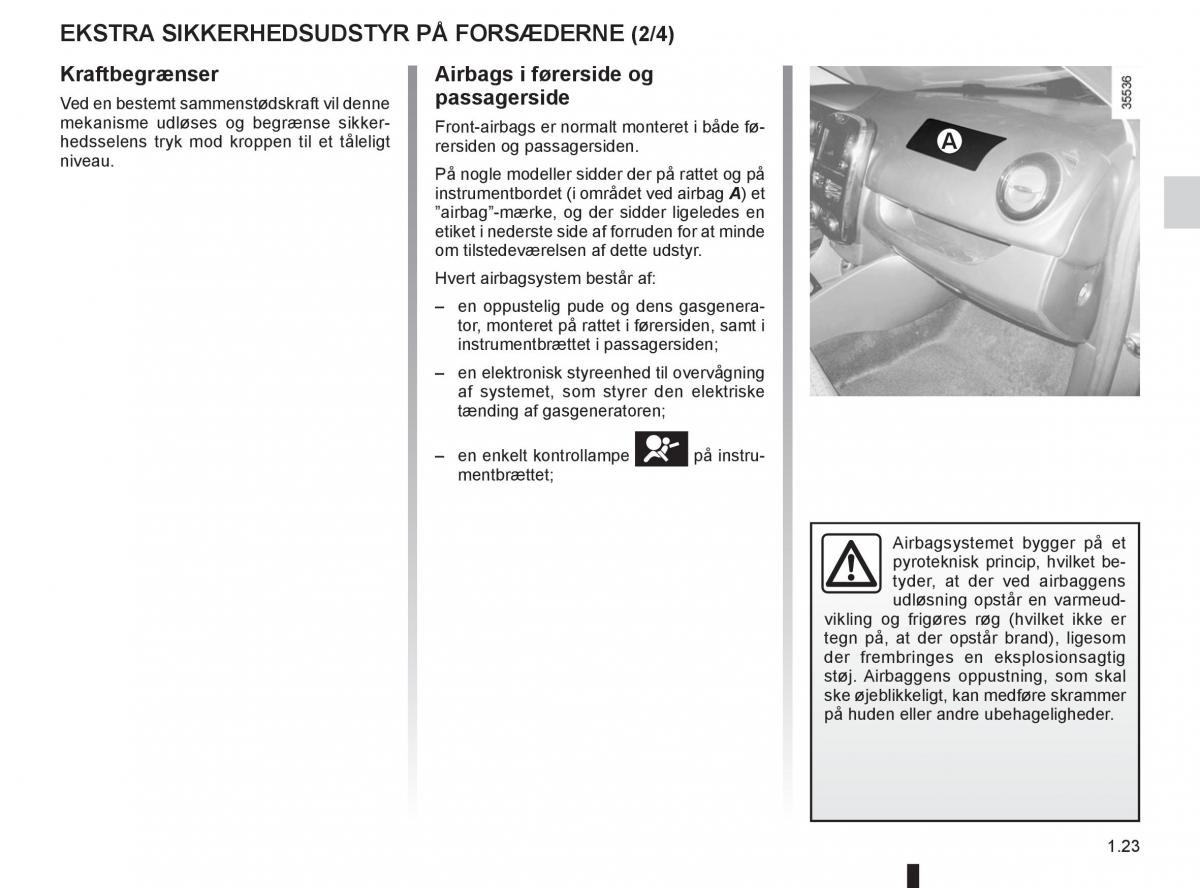 Renault Clio IV 4 Bilens instruktionsbog / page 29